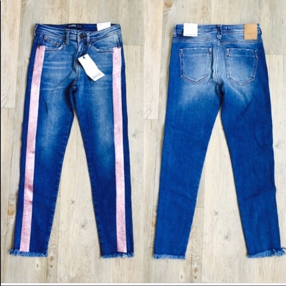 ❤️ Zara Raw Hem Pants - Picture 1 of 6